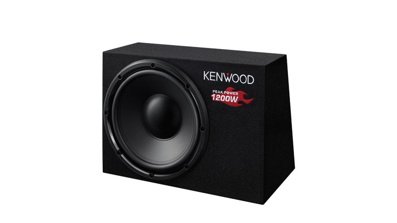 Kenwood KSC-W1200B subwoofer box bij VR Car Sound